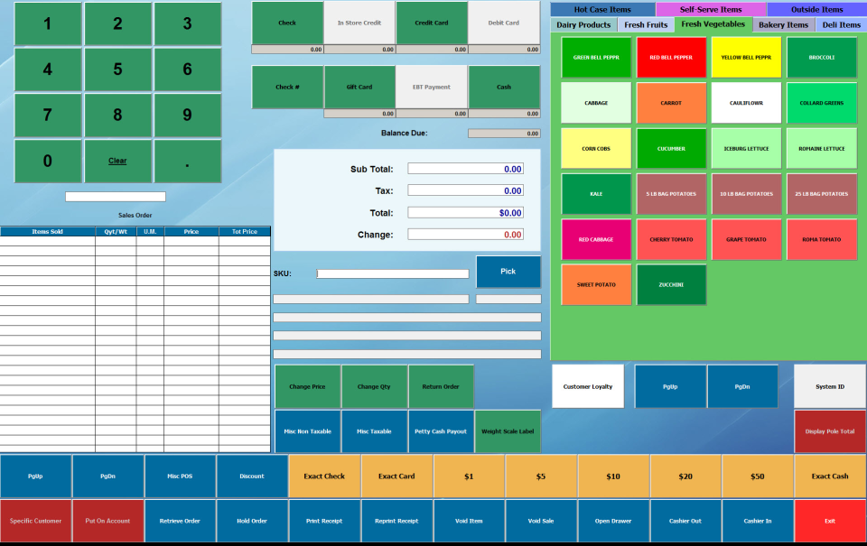 screenshot of Retail POS Software